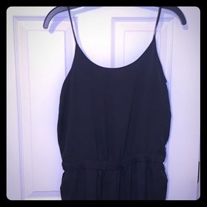 Loft size 4 black jumpsuit w/ pockets